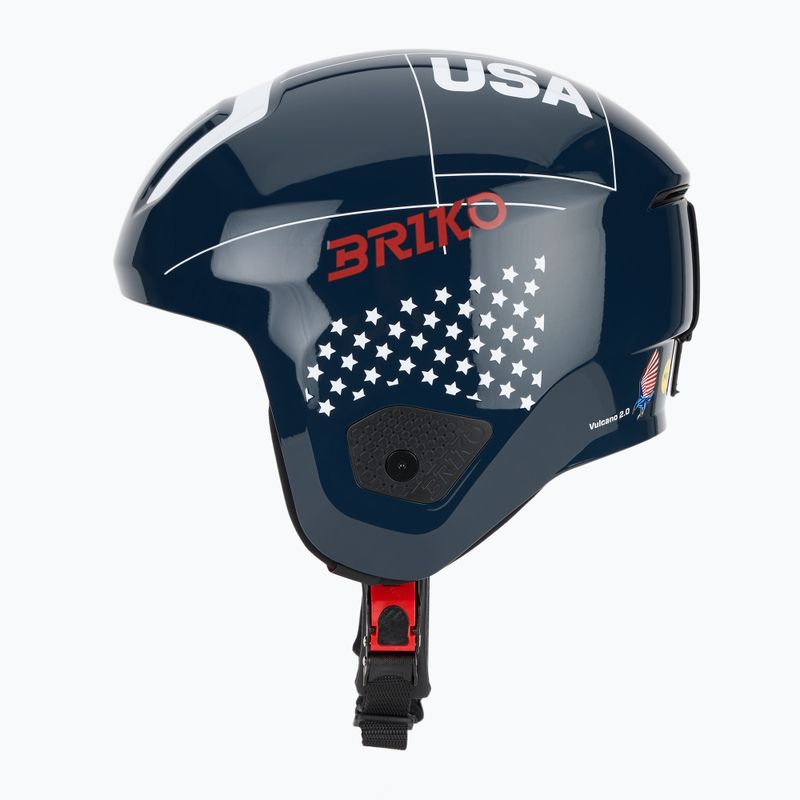 Skihelm Briko Vulcano 2.0 USA Mips shiny blue/white/cardinal red 3