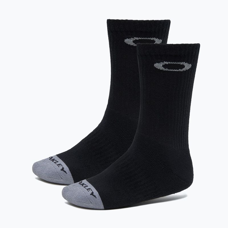 Oakley Crew Socken 5 Paar schwarz