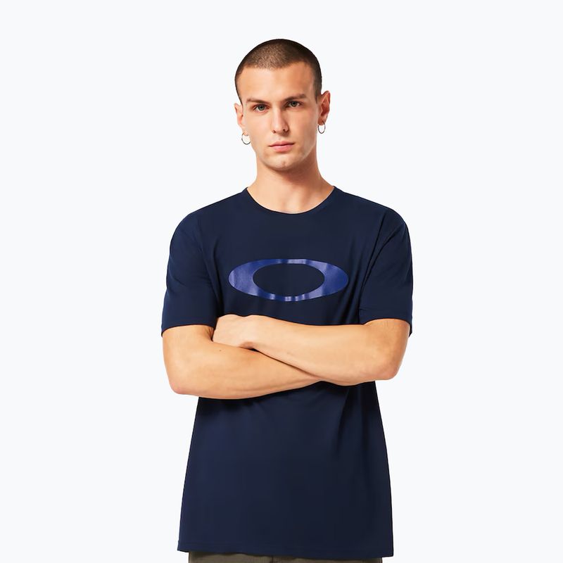 Herren Oakley O-Bold Ellipse Team navy T-shirt 5