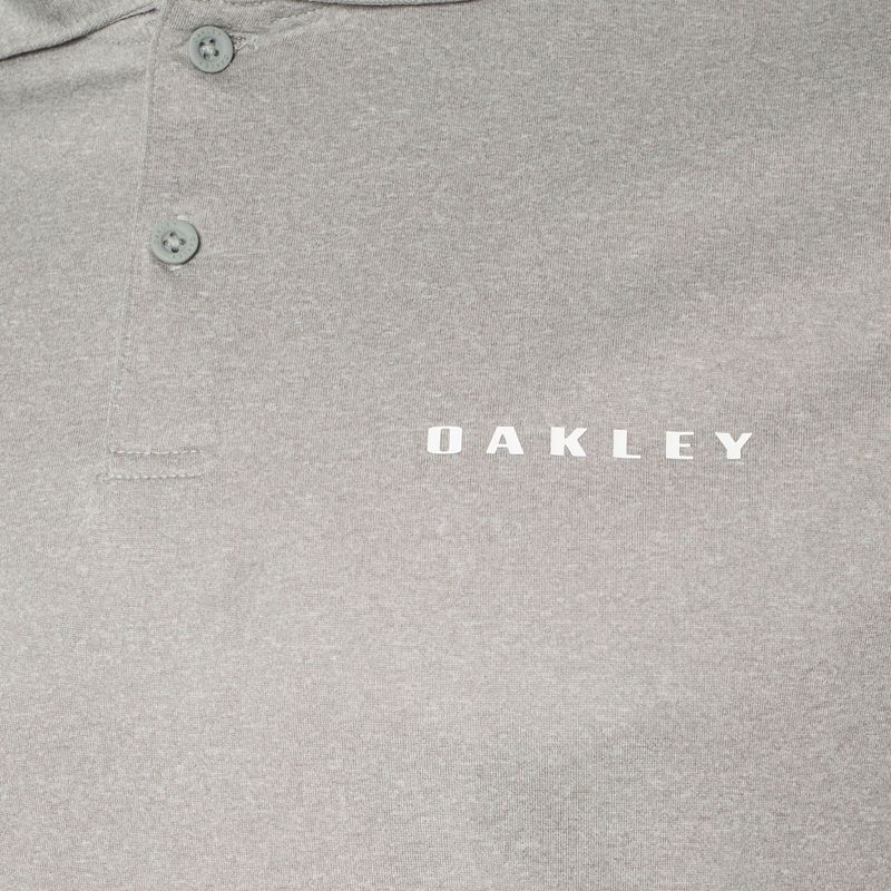 Herren Oakley B1B Polo Shirt Stein grau Heidekraut 3