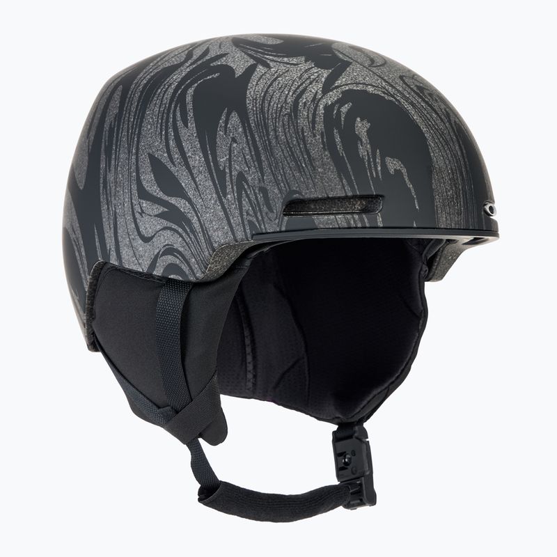 Skihelm Kinder Oakley Mod1 Youth MIPS matte trans black swirl
