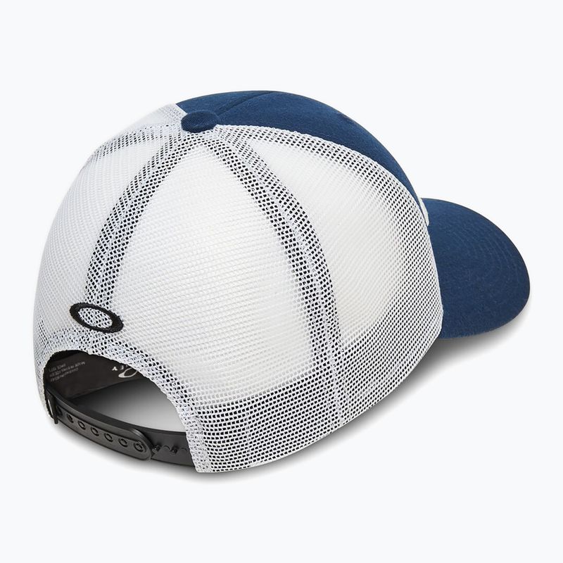 Herren Oakley Heather New Era Bark Logo Team Marine Baseballkappe 2