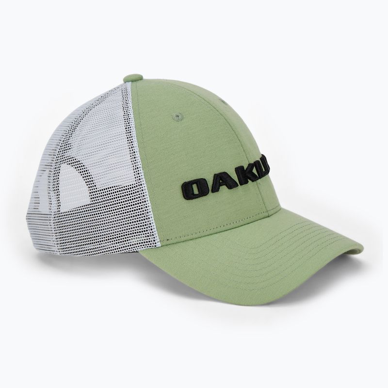 Herren Oakley Heather New Era Bark Logo neue Jade Baseballmütze