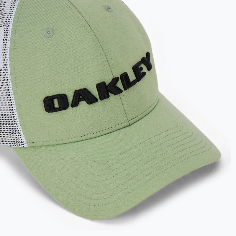 Herren Oakley Heather New Era Bark Logo neue Jade Baseballmütze 3
