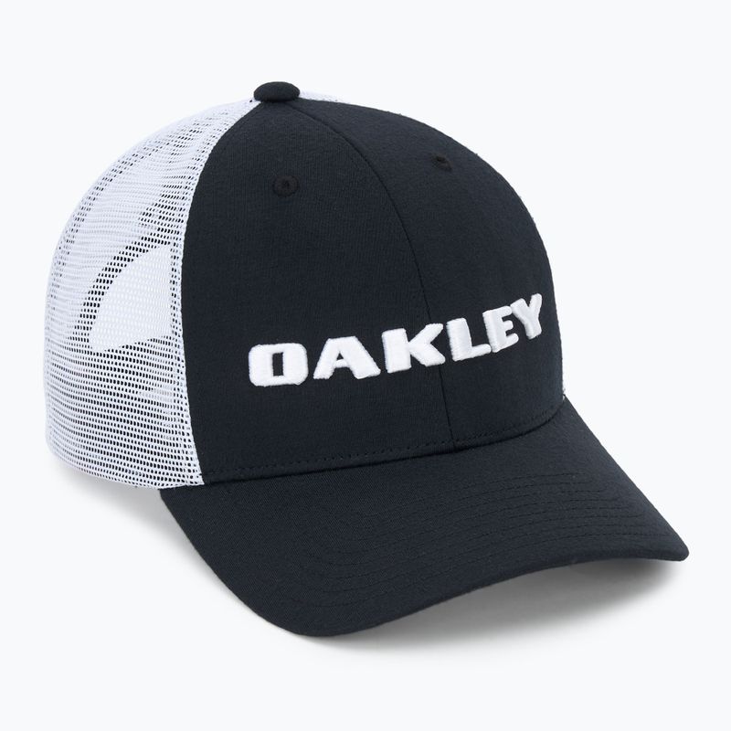 Herren Oakley Heather New Era Bark Logo Blackout Baseballkappe