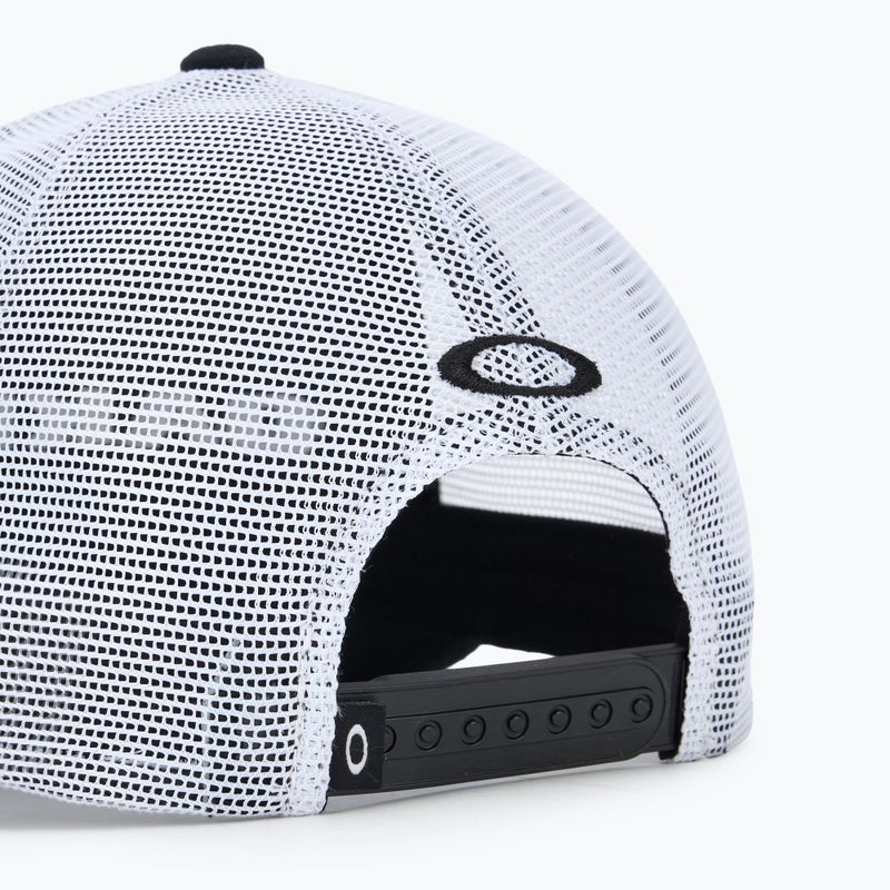Herren Oakley Heather New Era Bark Logo Blackout Baseballkappe 4