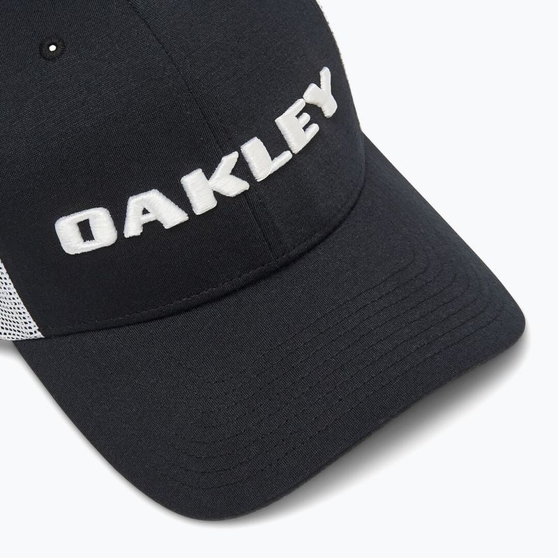 Herren Oakley Heather New Era Bark Logo Blackout Baseballkappe 3