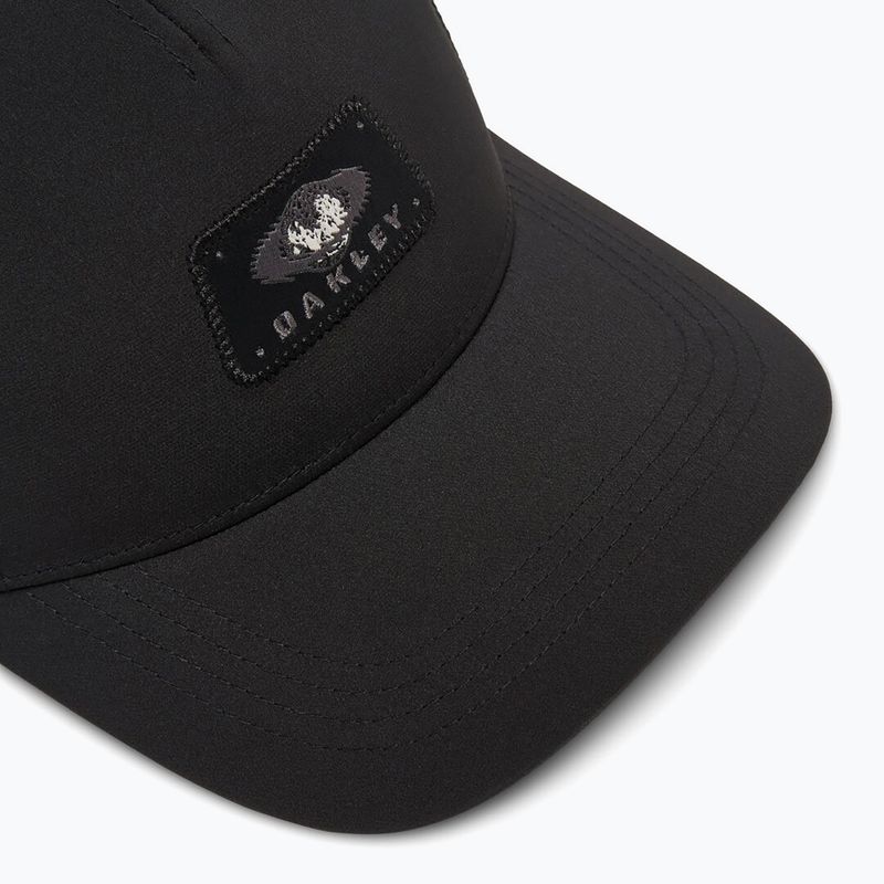 Herren Oakley Patch Ellipse Tracker Blackout Baseballkappe 3