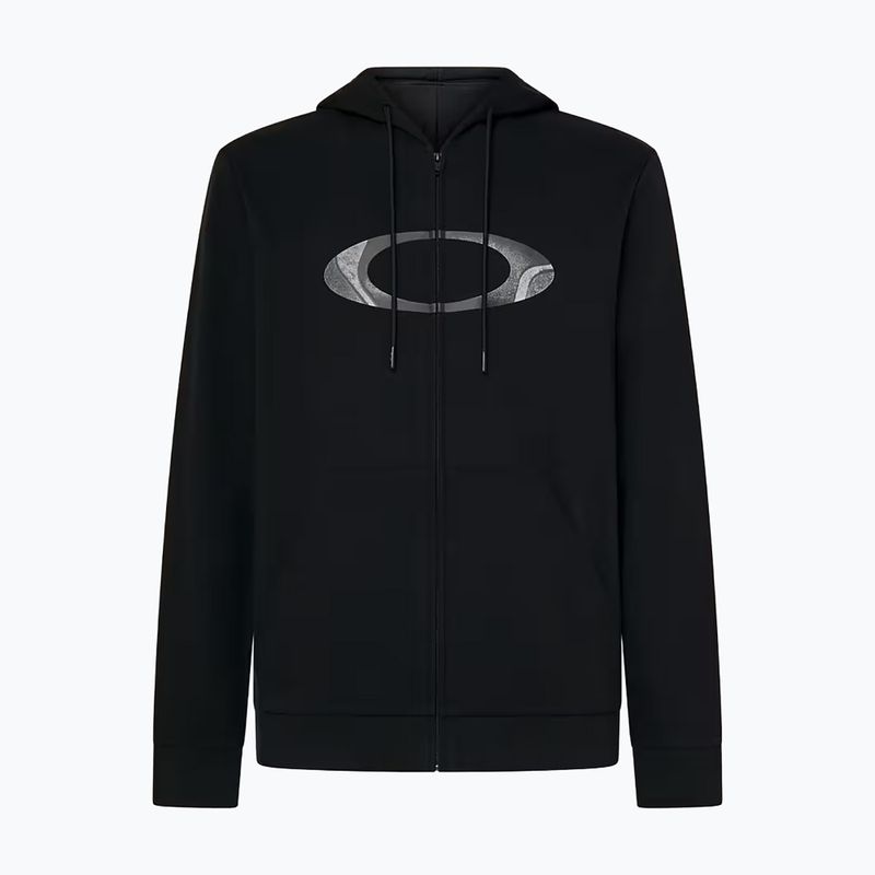 Herren Oakley New Ellipse Zip Hoodie blackout Sweatshirt
