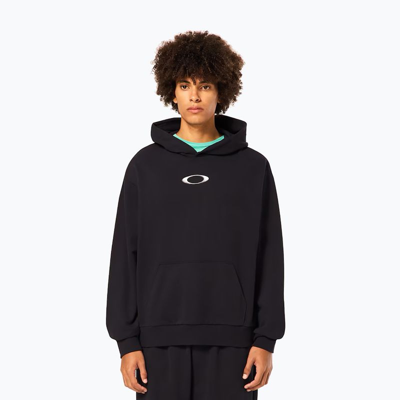 Herren Oakley New Ellipse Zip Hoodie blackout Sweatshirt