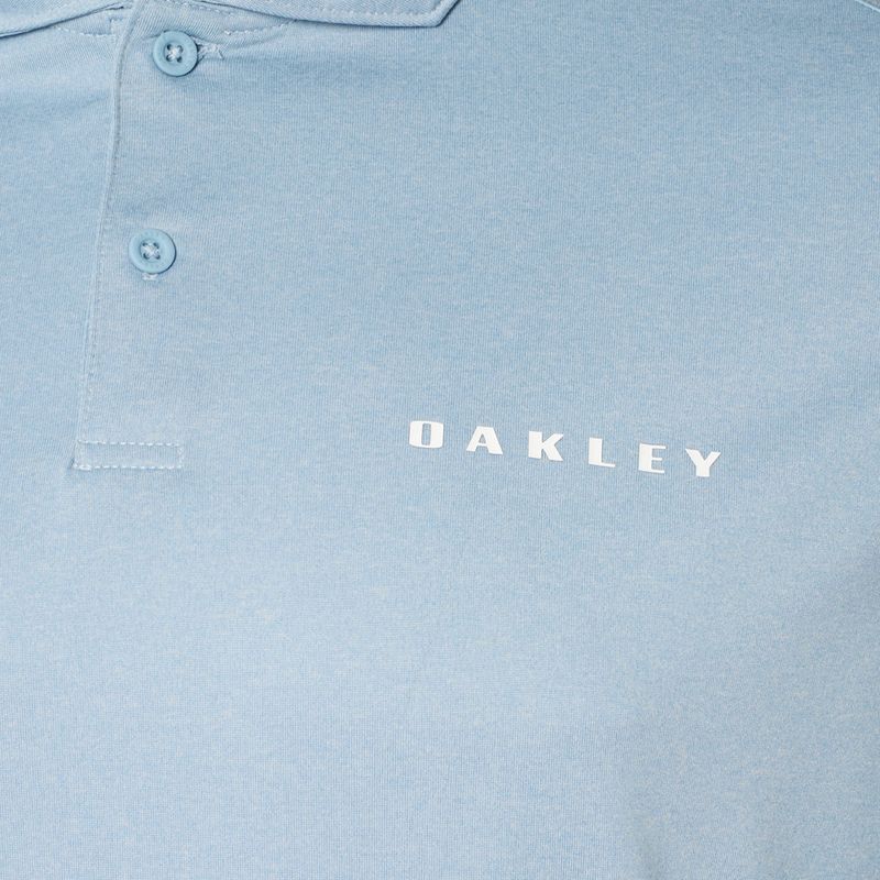 Herren Oakley B1B Polo Shirt stonewash blau heather 3