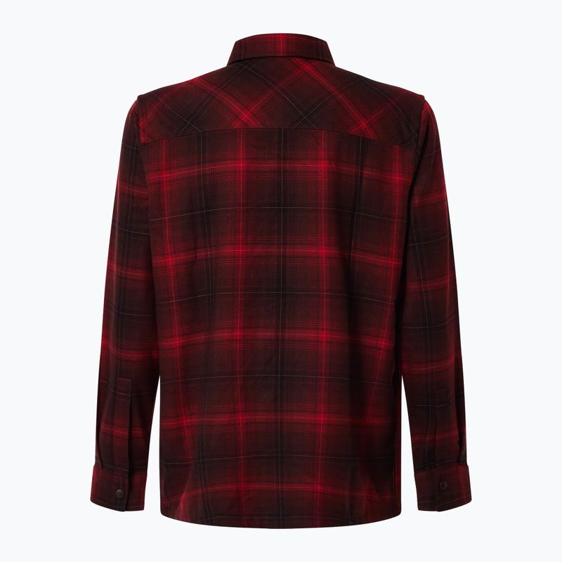 Hemd Herren Oakley Butter Flannel Shirt black/grenache check 6