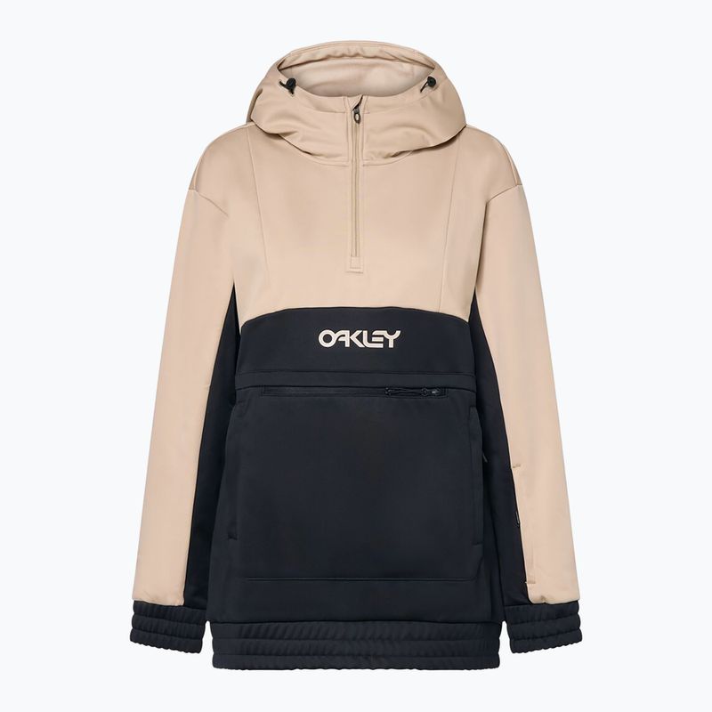 Hoodie Softshell Damen Oakley TNP Nose Grab Softshell Hoodie humus/blackout