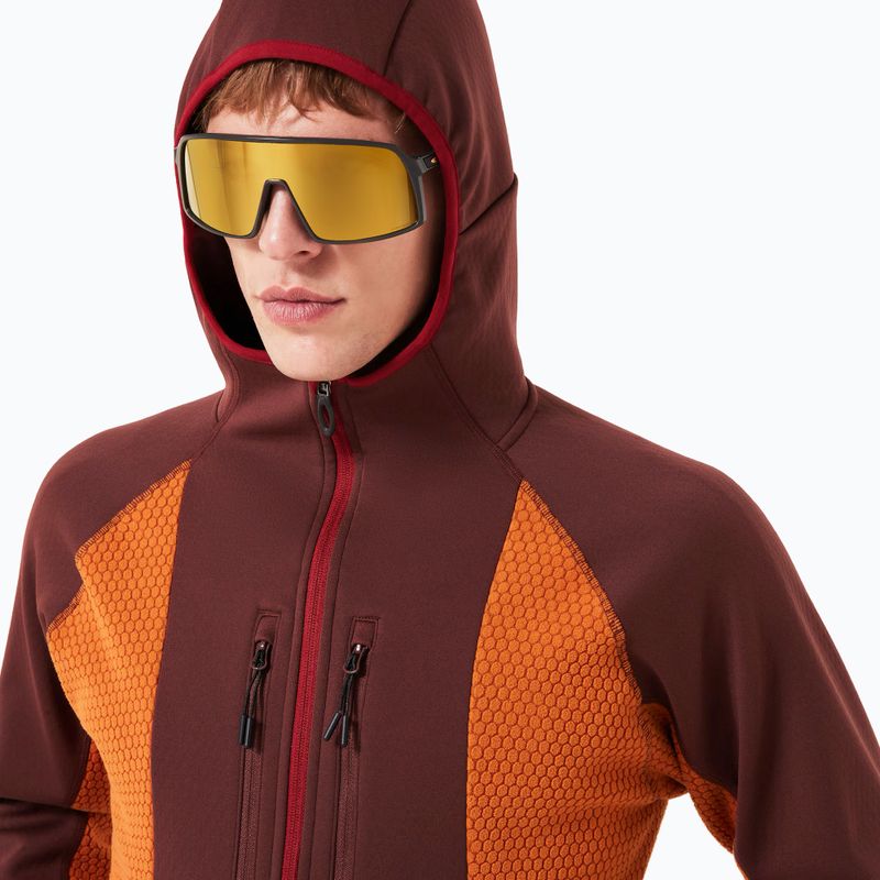 Snowboard Sweatshrit Hoodie Herren Oakley Drift Tech Fleece Hoodie grenache 4