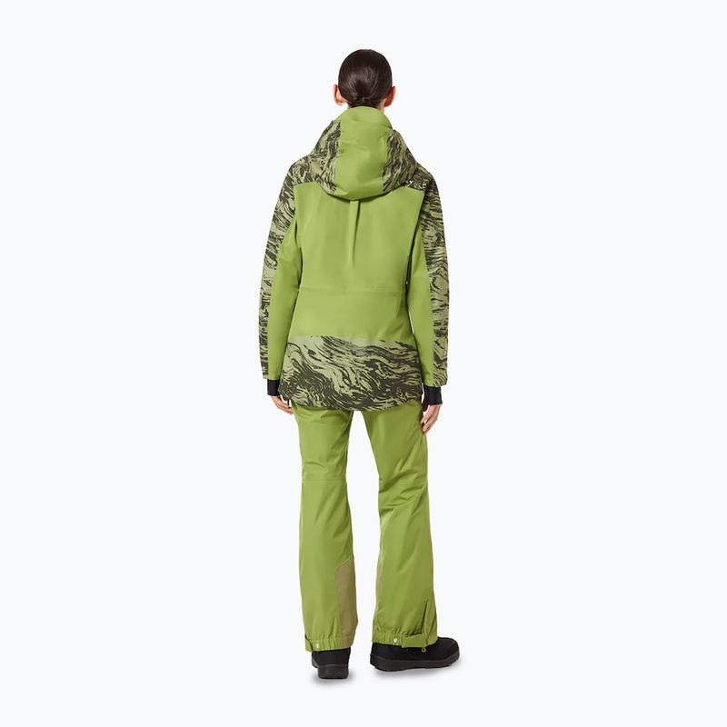 Skihose Damen Oakley Tc Juno Reduct Shell Pant 2.0 duality swirl dbl green 3