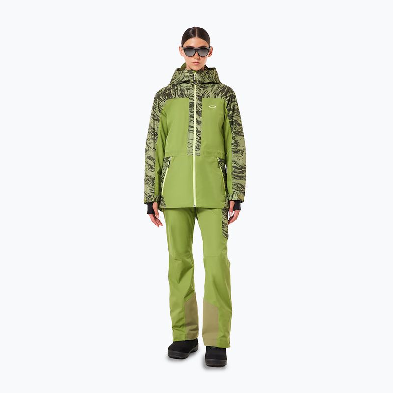 Skihose Damen Oakley Tc Juno Reduct Shell Pant 2.0 duality swirl dbl green 4