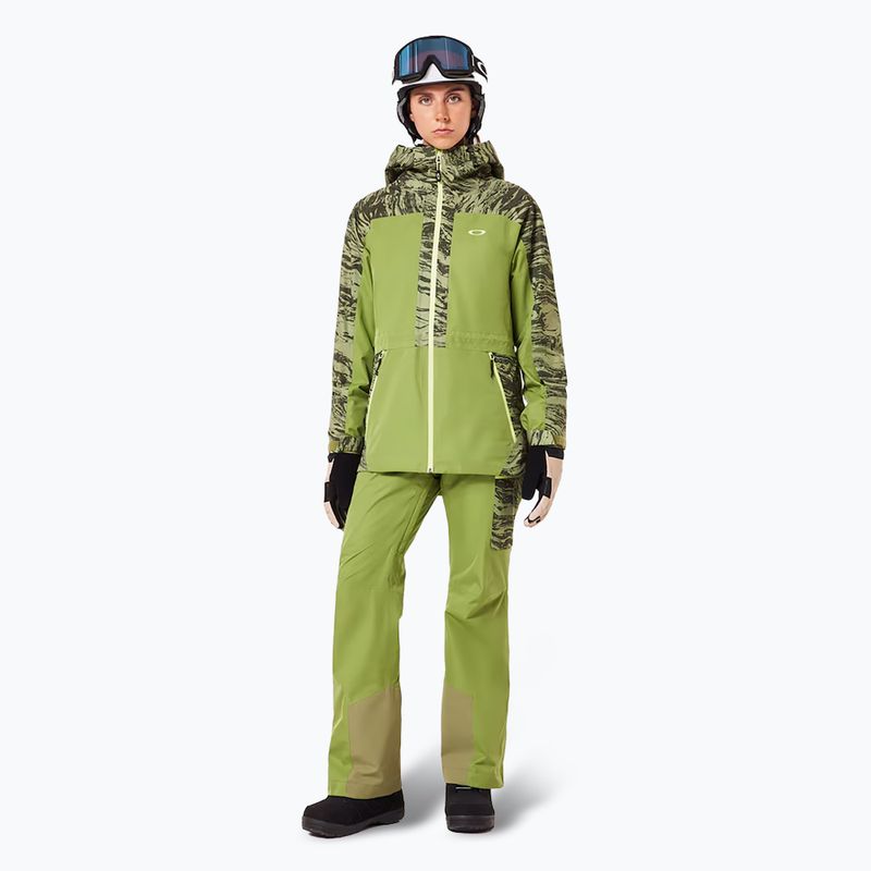 Skijacke Damen Oakley Tc Juno Reduct Shell Jacket 2.0 duality swirl dbl green 2