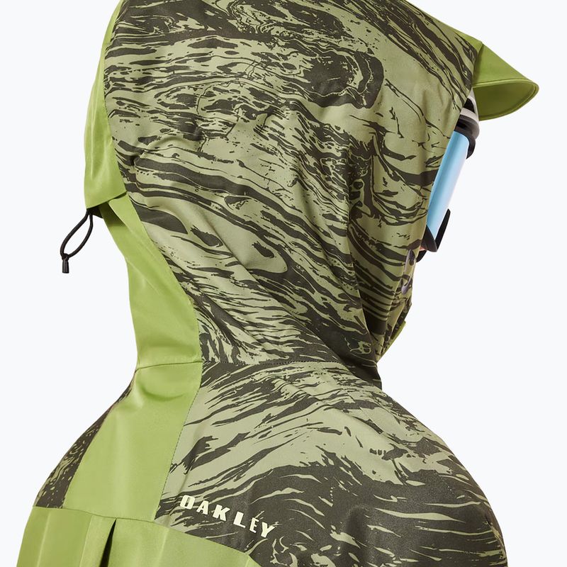 Skijacke Damen Oakley Tc Juno Reduct Shell Jacket 2.0 duality swirl dbl green 6