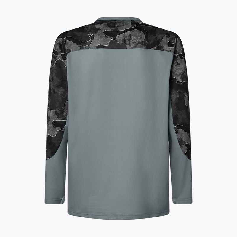 Herren Oakley Maven Küste Metall camo schwarz Radfahren Longsleeve 2