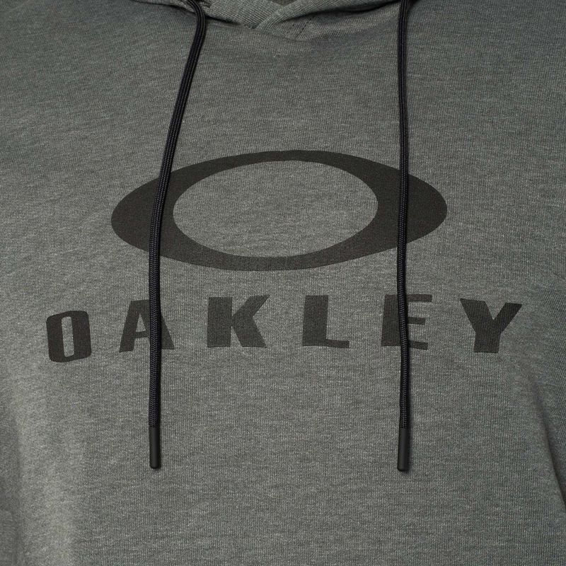 Herren Oakley Rinde Fleece Hoodie neue sportliche grau 3