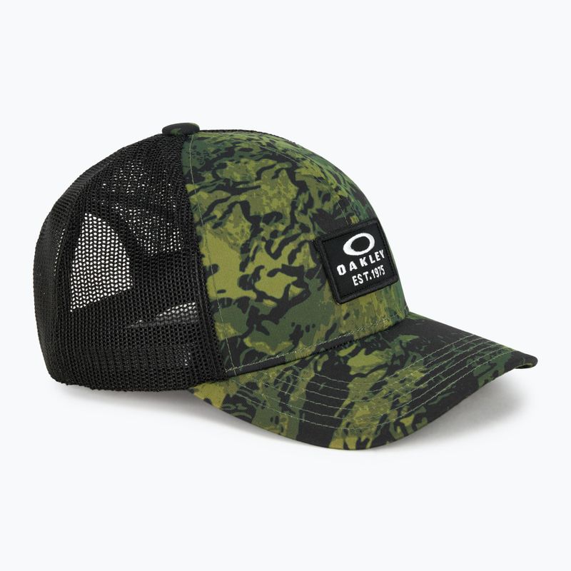 Herren Oakley Patch Trucker Tiger camo grün Baseballmütze