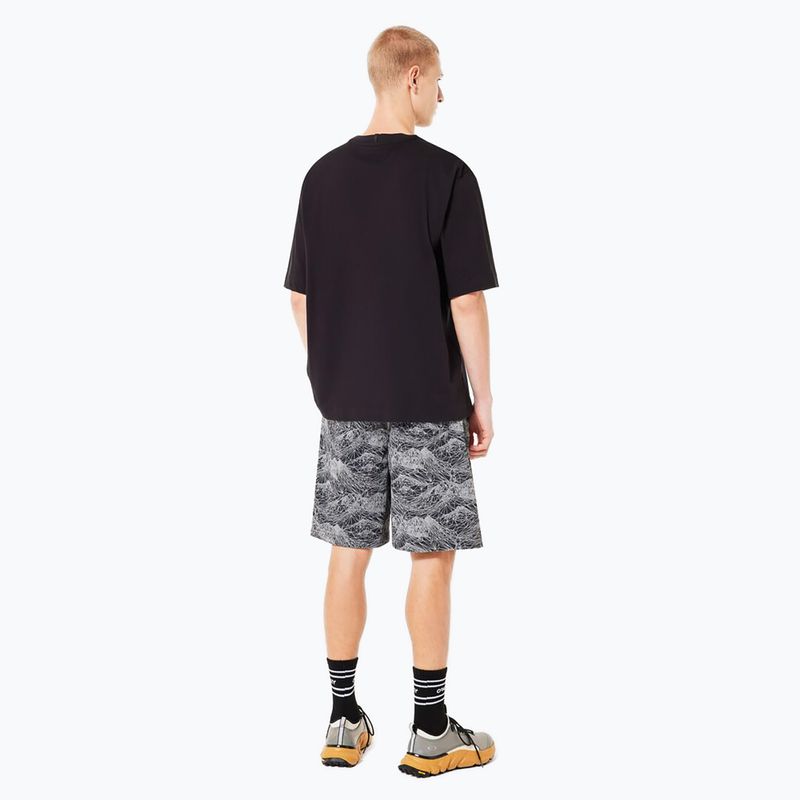 Herren Oakley verdrahtet Mtn Scape T-Shirt blackout 3