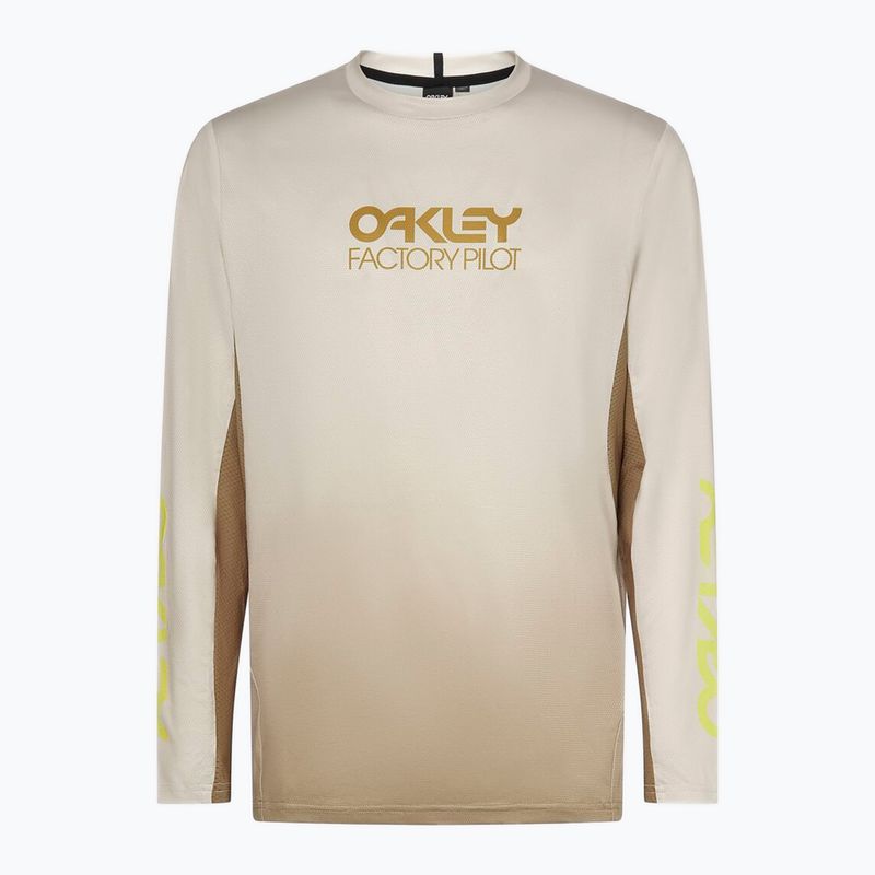 Herren Oakley Maven Coast 2.0 LS Gradient Kiesel Nebel Radfahren Longsleeve 6