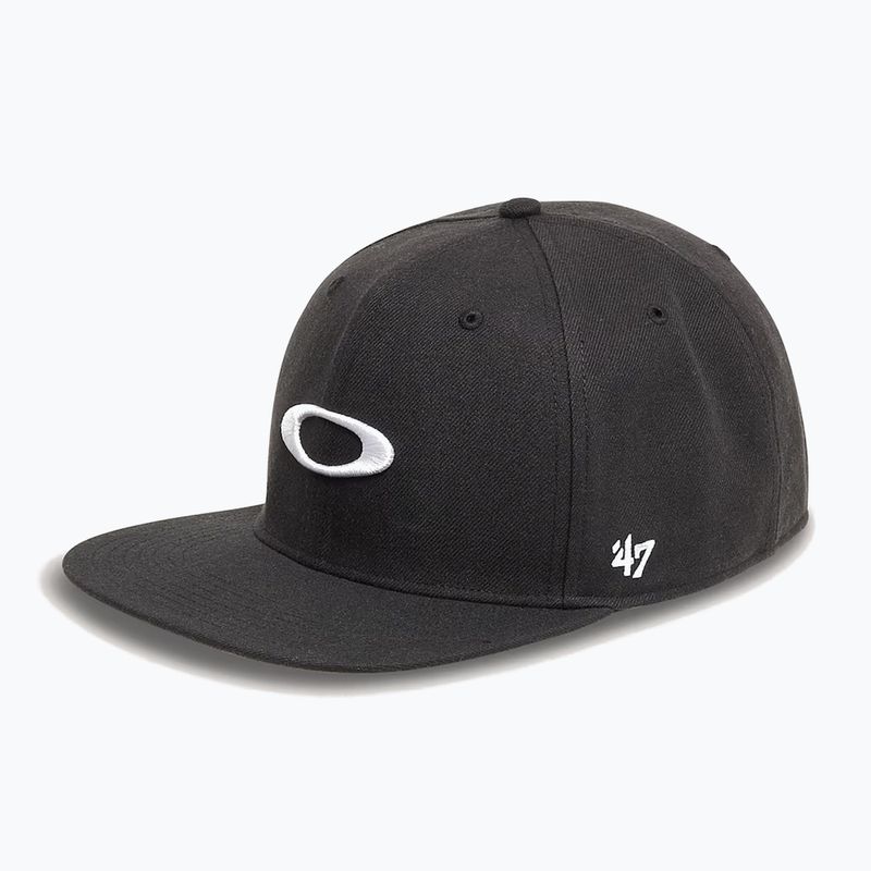 Herren Oakley 47 B1B Ellipse blackout/weiß Baseballkappe