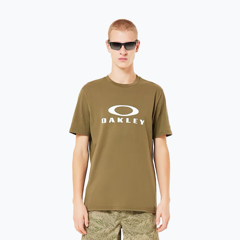 Oakley O Bark 2.0 Armee grünes T-Shirt für Männer
