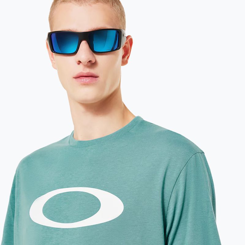 Herren Oakley O-Bold Ellipse dunkel pazifischen T-Shirt 5