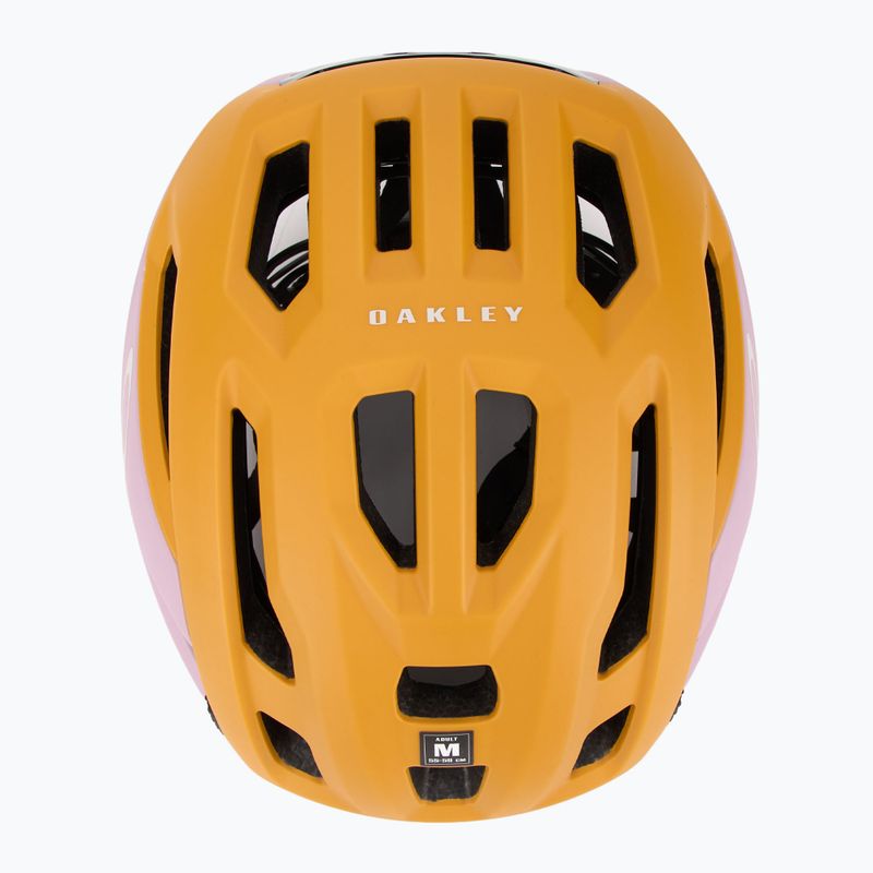 Oakley Aro3 Endurance EU Senf dunstig geo Gradient Nebel Fahrradhelm 6