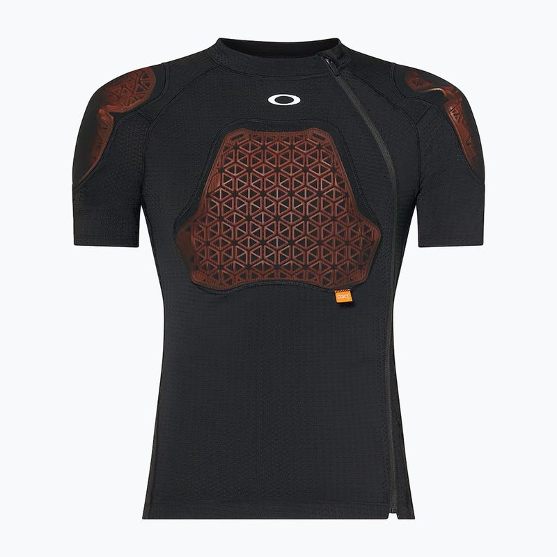 Herren Oakley Drop In D30 Full Impact blackout Radtrikot mit Protektoren 7