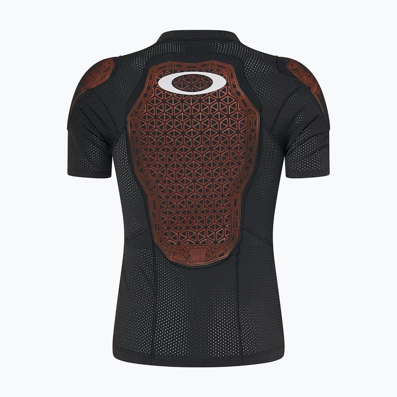 Herren Oakley Drop In D30 Full Impact blackout Radtrikot mit Protektoren 8