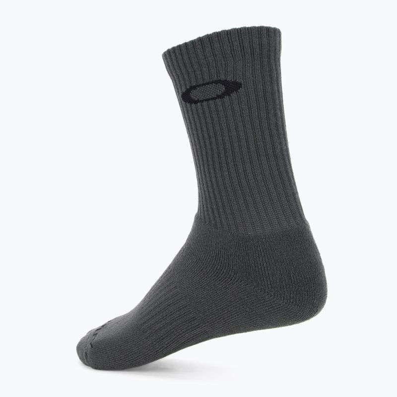 Oakley Crew 5 Paar neutrale graue Socken 2