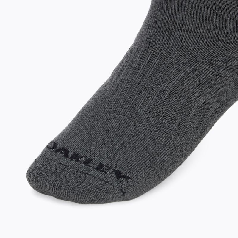 Oakley Crew 5 Paar neutrale graue Socken 3