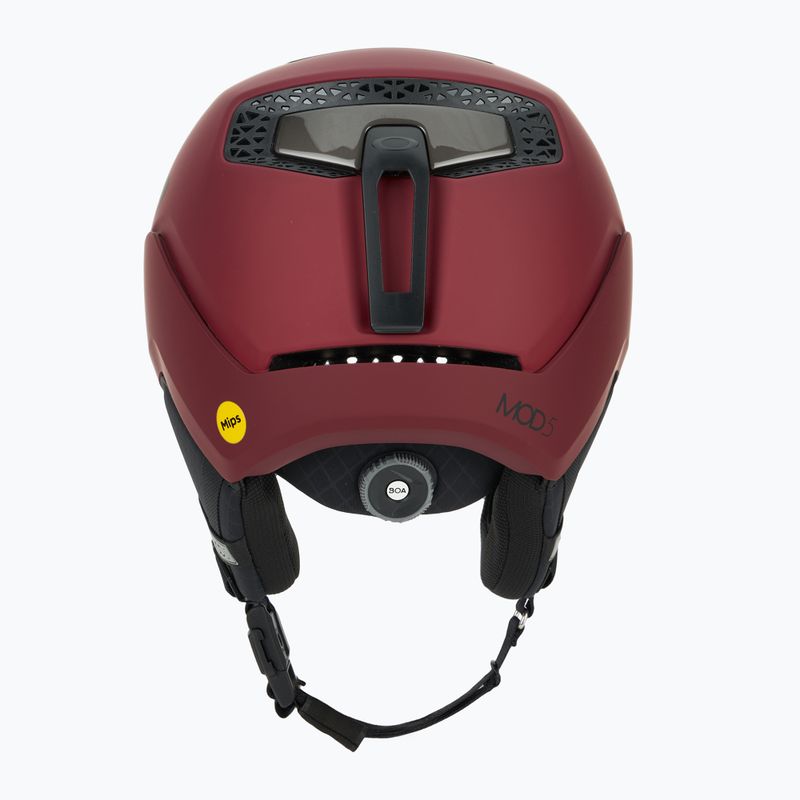 Skihelm Oakley Mod5 matte iron red 4