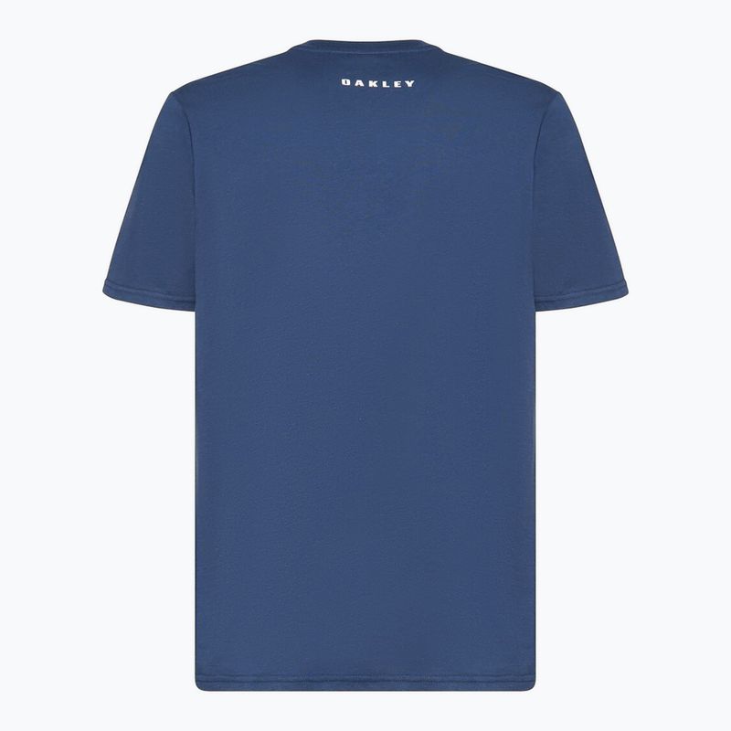 Herren Oakley Bark Ellipse Tee abyss shirt 2