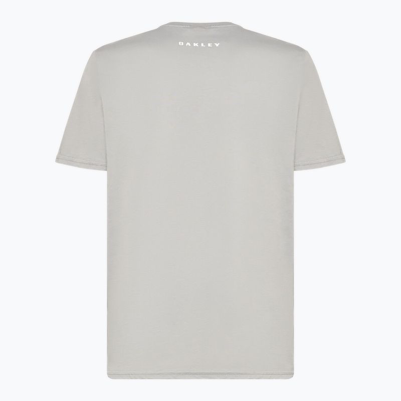 Herren Oakley Bark Ellipse Tee Zement-T-Shirt 2