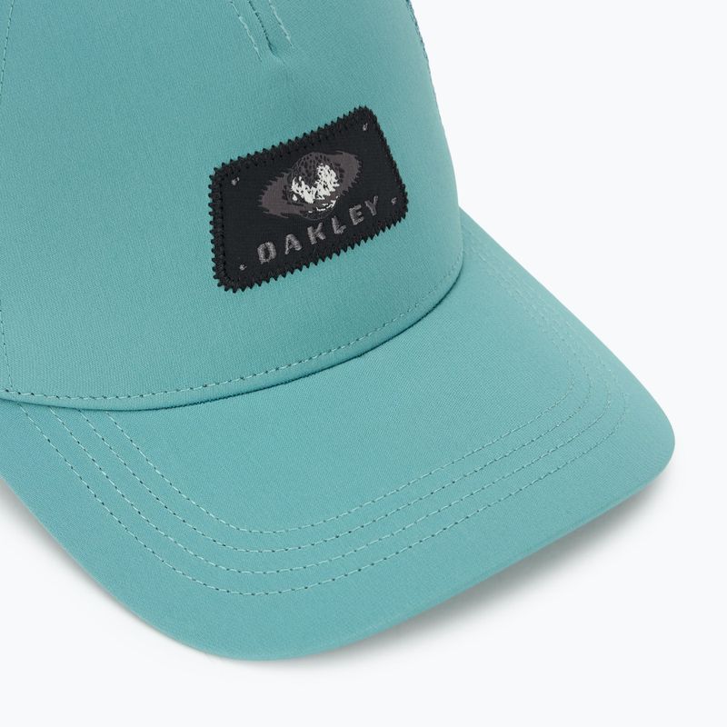 Herren Oakley Patch Ellipse Tracker dunkel pazifischen Baseballmütze 3