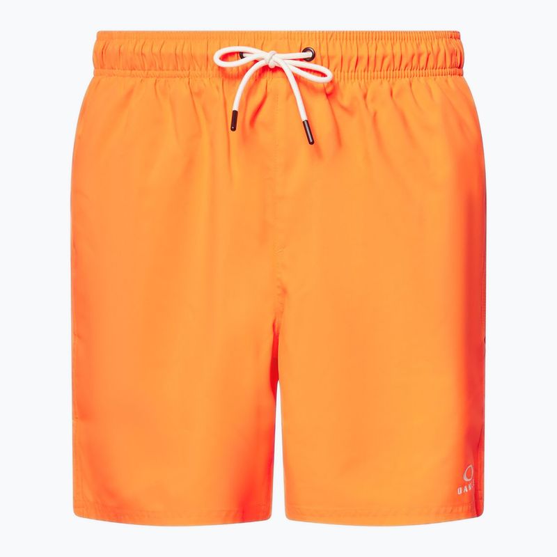 Herren Oakley Clear Lake 18" Volley schwimmen Shorts neon orange