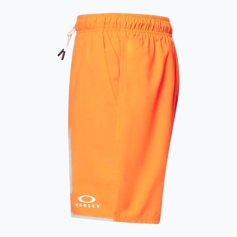 Herren Oakley Clear Lake 18" Volley schwimmen Shorts neon orange 3