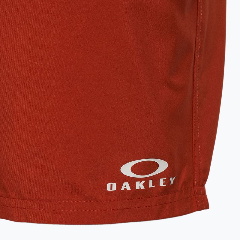 Herren Oakley Clear Lake 18" Volley Flamme rot schwimmen Shorts 3