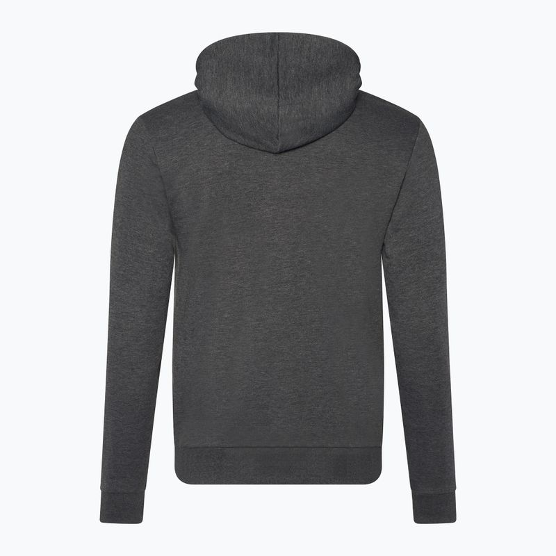 Herren Oakley Bark Fleece Hoodie dunkelgrau heather 2