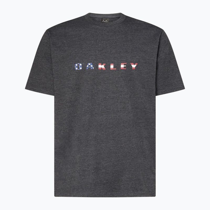 Herren Oakley Bf Oakley Bark Tee dunkelgrau hthr t-shirt
