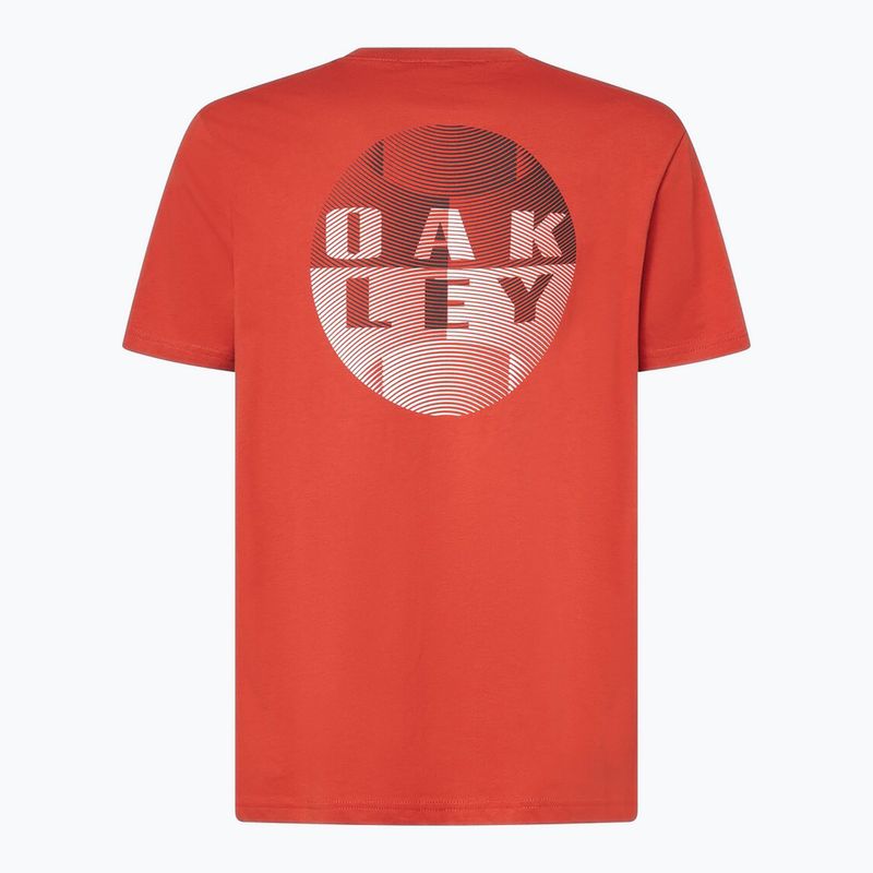 Oakley Grafik-T-Shirt für Herren, feuerrot 2