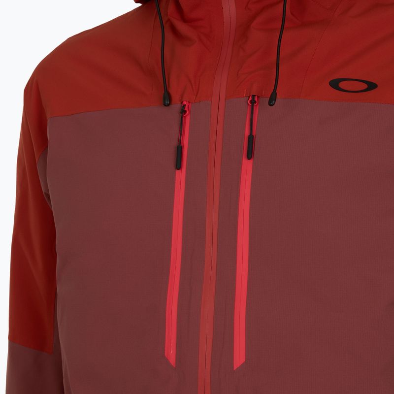 Herren-Skijacke Oakley Canopy Pro Insulated flame red/rosewood 3