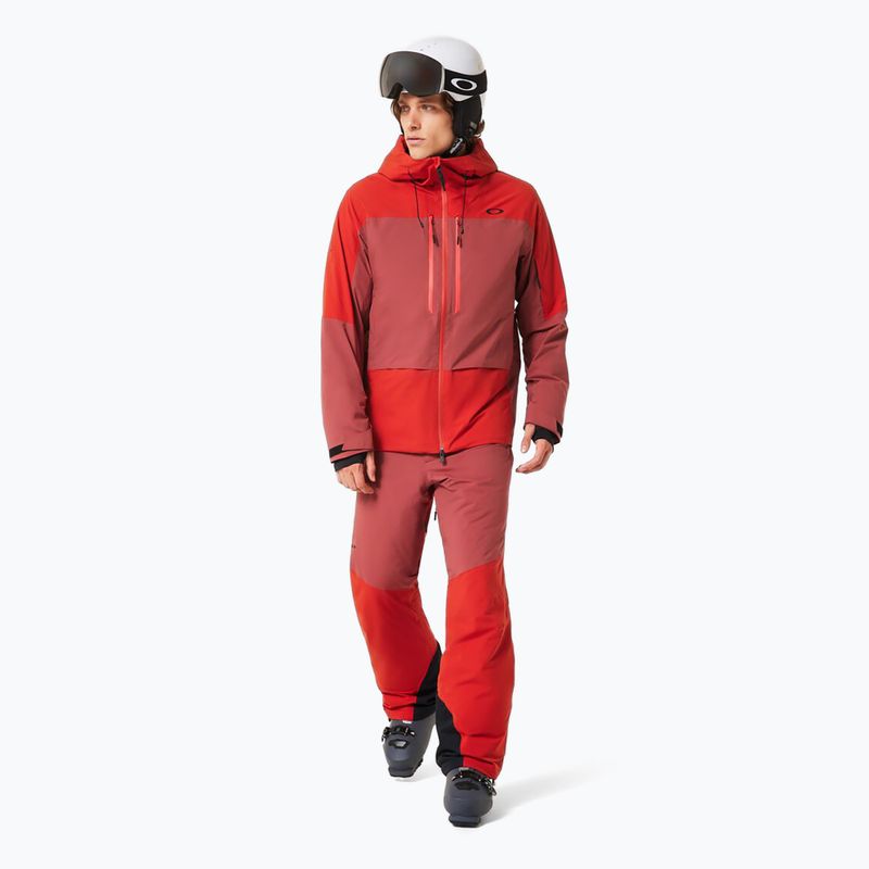 Herren-Skihose Oakley Canopy Pro Insulated flame red/rosewood 2
