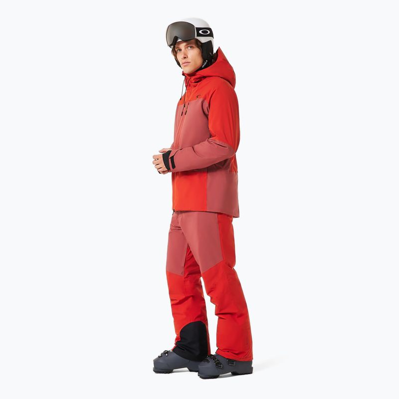 Herren-Skihose Oakley Canopy Pro Insulated flame red/rosewood 4