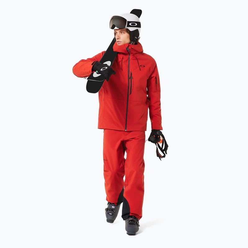 Herren-Skihose Oakley Canopy Insulated flame red 2