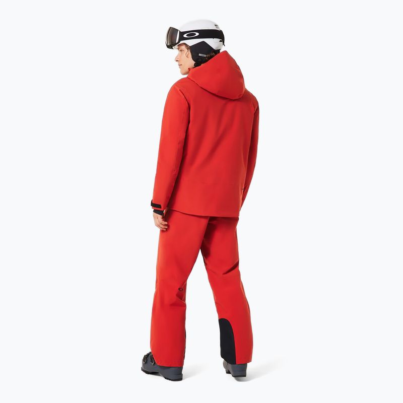 Herren-Skihose Oakley Canopy Insulated flame red 3